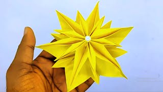 3d paper snowflakes for Christmas day decoration ideas  Simple Paper Crafts [upl. by Frolick]