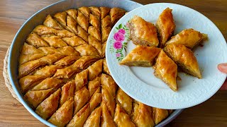 GÜNDE 20 TEPSİ SİPARİŞ ALDIĞIM EV BAKLAVASI TARİFİ💯TÜM PÜF NOKTALARIYLA CEVİZLİ EV BAKLAVASI [upl. by Brost916]