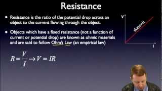 AP Physics C  Resistors and Resistance [upl. by Amelie614]