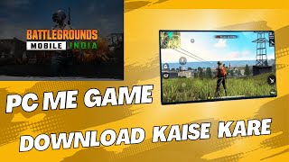 PC Me Game Kaise Download Kare  Pc Download Free Fire Game [upl. by Arved]