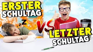 ERSTER Schultag VS LETZTER Schultag 🤣 KRASS TipTapTube [upl. by Llednek872]