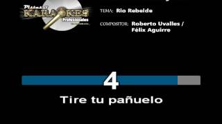 RIO REBELDE Julio Iglesias KARAOKE [upl. by Bick]