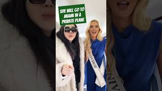 Kunne Anne and Miss Universe 2024 will ride on a Private plane off to Miami Flirida [upl. by Oniluap]