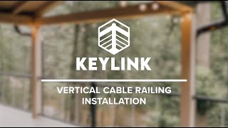 Keylink Vertical Cable Installation [upl. by Riddle]