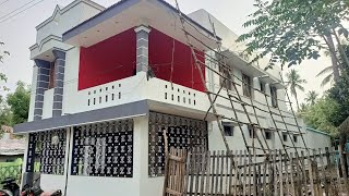 Fully repainting  Interior wall  Exterior wall paintingcontractor girijacolourhomes kumbakonam [upl. by Auop]