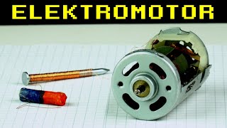 Wie funktioniert ein Elektromotor Auseinandergenommen [upl. by Ydarb]