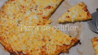 Pizza de coliflor muy fácil 👌 [upl. by Irahc]