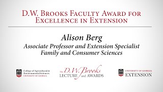 2023 DW Brooks Award for Excellence in Extension [upl. by Atiuqaj]