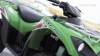 Essai quad Kawasaki KVF 750 EPS [upl. by Attehcnoc972]