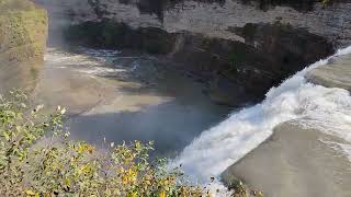 Letchworth State Park Upper Falls [upl. by Yelsgnik352]