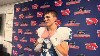 DikeNew Hartfords Devon Lotts After Class 1A State Title Game [upl. by Sib]