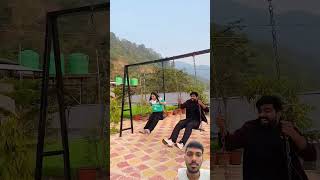 The Jungle Mist Resort Rishikesh Jhule se gir gyi priyal funny Bihariajeetyadav [upl. by Evans1]