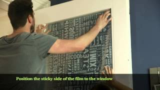 Brume Instruction Video  Window Film by the metre [upl. by Aihsekin]