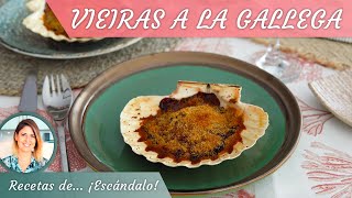 VIEIRAS A LA GALLEGA gratinadas al horno [upl. by Jonas]