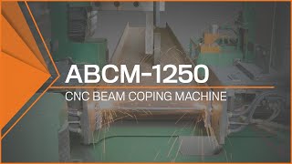 ABCM1250 CNC Beam Coping Machine Triple Torch Oxyfuel Coper [upl. by Yedoc]