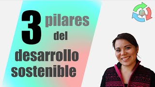 Los 3 pilares fundamentales del desarrollo sostenible económico social y ambiental [upl. by Nivlag545]