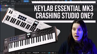 How to set up Arturia KeyLab Essential mk3 with Studio One 6 [upl. by Onitnevuj]