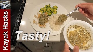 Catch And Cook Redfish or any whitefish  Easy Recipe using Parmesan and Basil Sauce [upl. by Inram534]