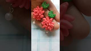 Clay earrings making diy clayearrings foryou fyp [upl. by Davey]