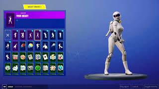 NEW SKIN Whiteout⚪️ with True heart amp Star power emote [upl. by Norek]