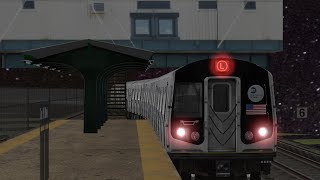 Openbve Quickie R143 L train Official Release at East 105 Street [upl. by Huda25]