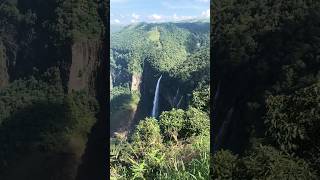 Nohkalikai Falls View Point in Shillong shorts [upl. by Aicilas]