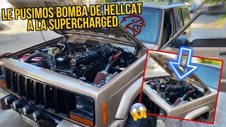 LE PUSIMOS BOMBA HELLCTA ALA CHEROKEE SUPERCHARGED QUEDÓ😱😮‍💨ASÍ EL CULIACANAZO🫠LOSPITIS🏁viralvideo [upl. by Adolphe]