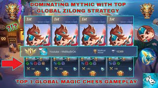 STRONGEST MID GAME STRATEGY FT ZILONG  MAGIC CHESS BEST SYNERGY  Mobile Legends Bang Bang [upl. by Ys261]