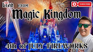 2024 July 4th Fireworks at Magic Kingdom Walt Disney World Live Stream is live viral viralvideos [upl. by O'Gowan]