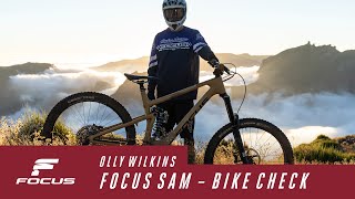 Bike check FOCUS SAM with Olly Wilkins [upl. by Shelah]