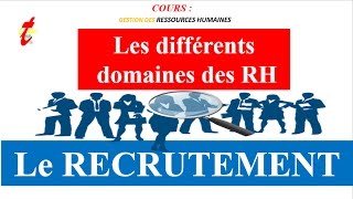 TOPETUDES  GESTION DES RESSOURCES HUMAINES V2  Le Rrecrutement [upl. by Tevis753]