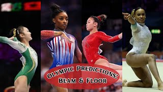 Olympic Gymnastics Podium Predictions Beam amp Floor [upl. by Bernadette]