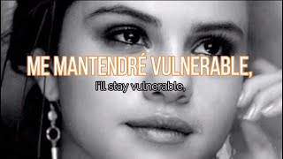 Selena Gomez  Vulnerable  Sub Español y Lyrics [upl. by Annatsirhc871]