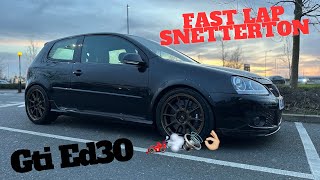 Mk5 gti Snetterton Best Lap Time [upl. by Justina]