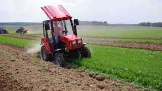 Indicative plowing during the exhibition quotBelagro 2013quot [upl. by Maclay]