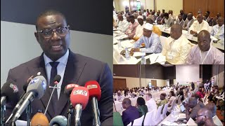 Projet 2025 Discours du ministre Moussa Balla Fofana devant les maires du Sénégal [upl. by Lula]