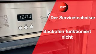 Backofen funktioniert nach Stromausfall nicht mehr Backraum keine Funktion [upl. by Enilorac]