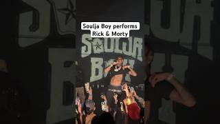 Soulja Boy performs Rick amp Morty live 2023 Concert Los Angeles Crank that Kiss me TURNT UP LA swag [upl. by Onibag]