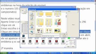 Como Instalar emblemas no Pes6 [upl. by Aknayirp]