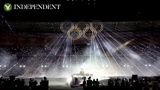 Paris 2024 delivers spectacular Olympics closing ceremony at Stade de France [upl. by Noisla]