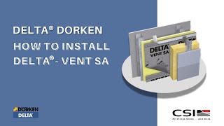 DELTA® Dorken How to Install DELTA®  Vent SA [upl. by Halonna]