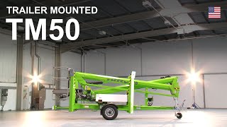 TM50 Product Video  Trailer Mounted Cherry Picker from Niftylift [upl. by Sallee536]