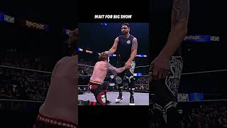 Satnam Singh Takes Down Everyone Except Big Show 🔥 wwe aew shorts [upl. by Eerised750]