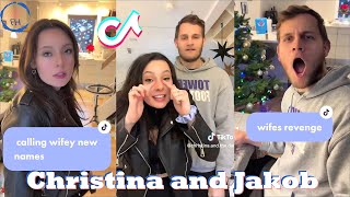 Christina and Jakob TikToks 2023  Funny TikTok Compilation of Christina and The Dane 2022  2023 [upl. by Branham869]