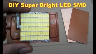 SUPER TERANG amp Pakai PCB Biasa LED SMD Caranya [upl. by Waring461]