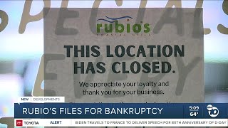 Rubios files for bankruptcy entering a purchase agreement with a vendor [upl. by Rehpoitsirhc826]