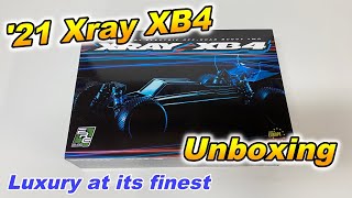 2021 Team Xray XB4 Carpet 4wd buggy unboxing [upl. by Ranite261]