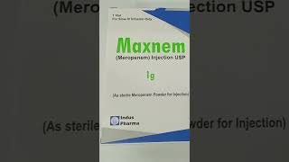 Maxnem 500mg Injection Uses Maxnem 1g Injection Uses in Urdu Maxnem Inj Uses [upl. by Soraya]