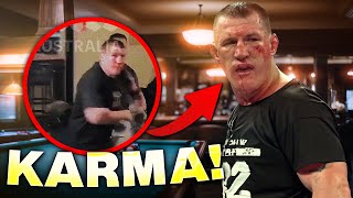 FULL VIDEO Paul Gallen FLIPS OUT then gets HUMBLED by 60 yo Man [upl. by Kenay471]