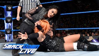 Charlotte Flair amp Becky Lynch vs Natalya amp Tamina SmackDown LIVE July 11 2017 [upl. by Ennirac18]